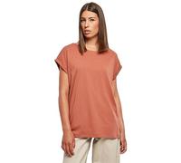 Urban Classics Femme Ladies Extended Shoulder Tee T-Shirt, Terracotta, XL EU
