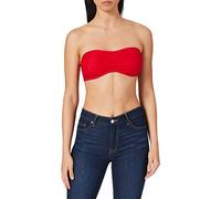 Urban Classics Femme Ladies Laces Bandeau Top, Rouge, L Taille Courte EU