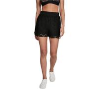 Urban Classics Femme Ladies Laces Short, Noir (Black 00007), M EU