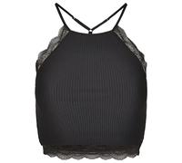 Urban Classics Femme Ladies Laces String Top D bardeur, Noir (Black 00007), XS EU