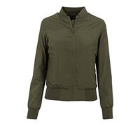 Urban Classics Femme Ladies Light Jacket Veste Bomber, Vert olive foncé, L EU