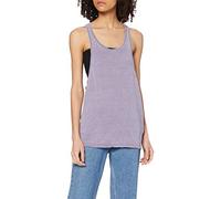 Urban Classics Femme Ladies Loose Burnout Tanktop T shirt de sport, Bleu (Denimblue), S EU