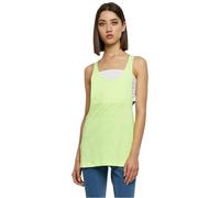 Urban Classics Femme Ladies Loose Burnout Tanktop T shirt de sport, Jaune (Neonyellow), M EU