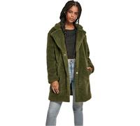Urban Classics Femme Ladies Oversized Sherpa Coat Manteau, Olive, XL EU