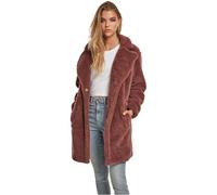 Urban Classics Femme Ladies Oversized Sherpa Coat Manteau, rose sombre, XS EU