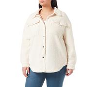 Urban Classics Femme Ladies Sherpa Overshirt Chemise, Sable Blanc, 4XL