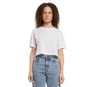 Urban Classics Ladies Short Oversized Tee T-Shirt Femme, Blanco, XS