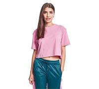 Urban Classics Femme Ladies Short Oversized Tee T shirt, Rose (Cool Pink 01467), L EU