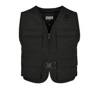 Urban Classics Femme Ladies Short Tactical Vest Jacket, Noir, S EU