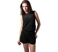 Urban Classics Femme Ladies Tech Mesh Hot Jumpsuit Combinaisons, Noir (Black 7), S EU