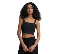 Urban Classics Femme Oberteil Ladies Cropped Top T shirt, Noir, XS EU