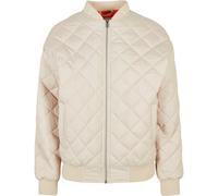 Veste bomber - URBAN CLASSICS - Oversized Diamond - Matelassée - Vert kaki - Femme - S S