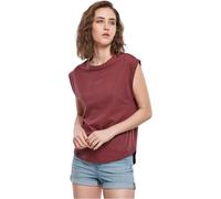Urban Classics Femme T-shirt Ladies Basic Shaped Tee T shirt, Cerise, XXL EU