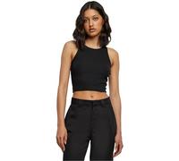 Urban Classics Femme Top Cropped Côtelé pour Femme D bardeur, Noir (7), M EU