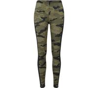 Urban Classics Ladies Camo Stripe Leggings Woodcamo/blk Taille: M | Leggings de sport Outlet | Femme