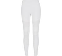 Urban Classics Femme Technique URBAN CLASSICS Legging pour Femme Tech Mesh Empi cements en Maille Transparents sur les Jambes Ma, Blanc, M EU