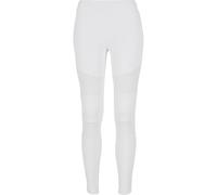 Urban Classics Legging pour femme Tech Mesh – empiècements en maille transparents – Blanc M
