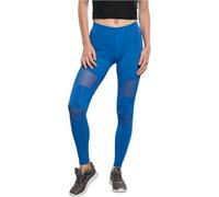Urban Classics Femme URBAN CLASSICS Legging pour Femme Tech Mesh Empi cements en Maille Transparents sur les Jambes Ma, Sporty Blue, S EU