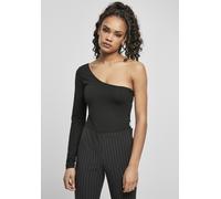 Urban Classics Body femme épaules dénudées en coton bio et élasthanne – Noir Taille S