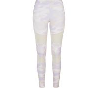 Urban Classics Femmes Camo Tech Mesh Leggings Lilaccamo XL
