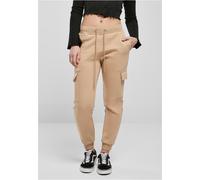 Urban Classics Femmes Cargo Pantalons de Survêtement Cordon Garniture Polaire