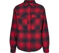 Urban Classics Femmes Carreaux Surchemise Blouse avec Boutons Flanelle à