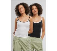 Urban Classics Femmes Contrast Basic Top 2-Pack TB7485A L