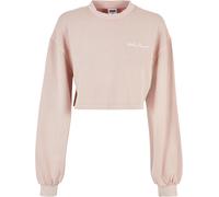 Urban Classics Sweat-shirt poudre / blanc, Taille L