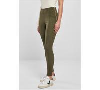 Urban Classics Femmes Délavé Faux Cuir Pantalon Legging Délavé Optique