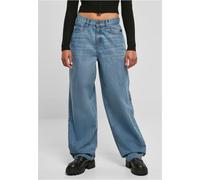 Urban Classics Femmes Haut Taille 90´S Larges Jambe Denim Pantalon Jeans Coupe