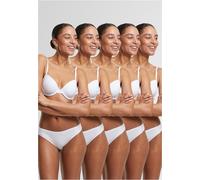 Urban Classics Femmes Ladies Basic Cotton Slip 5-Pack TB7658C XS