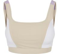 Urban Classics Femmes Ladies Color Block Bra Softseagrass/White/Lilas L