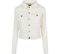 Urban Classics Femme en Denim Organique pour Femme Veste, Blanc Cassé, M EU