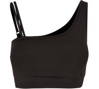 Urban Classics Recycled Asymmetrical Bra Sports Bra Noir XL Femme