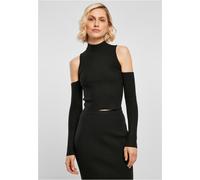 Urban Classics Femmes Ladies Rib Knit Cut Out Sleeve Longsleeve Black L