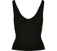 Urban Classics Femmes Ladies Rib Knit Top Noir M