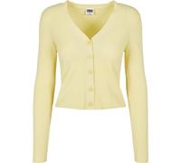 Urban Classics Femmes Ladies Short Rib Knit Cardigan Softyellow 3XL