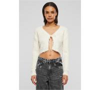 Urban Classics Cardigan court noué en plumes Femme L ivoire