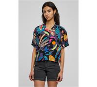 Urban Classics Femmes Ladies Viscose Resort Shirt Blackfruity XL