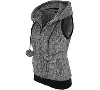 Urban Classics Femmes Melange Teddy Gilet Avec Poches Bodywarmer À Capuche