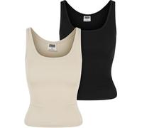 Urban Classics Femmes Organic Basic Rib Top 2-Pack TB6870A XL