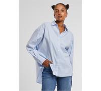 Chemise rayé oversize femme Urban Classics Oversized Striped Bleu XL