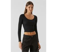 Urban Classics Femmes Rib Organic Jersey Wide Neck Longsleeve TB7147 S