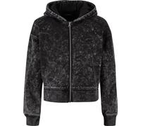 Urban Classics Oversized Towel Washed Full Zip Sweatshirt Noir 4XL Femme