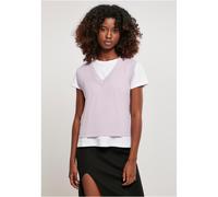 Urban Classics Femmes Short Tricoté Slip On Pullunder V-Cou Tricoté