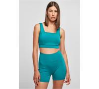 Urban Classics Femmes Soutien-gorge de sport recyclé à carreaux XL