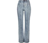 Urban Classics Femmes Taille Haute Sl Slit Denim Pants Tintedlightbluewashed 27