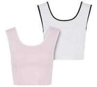 Urban Classics Femmes Top Court Contrasté Dos Nu