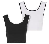 Urban Classics Femmes Top Court Contrasté Dos Nu