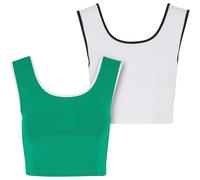 Urban Classics Femmes Top Court Contrasté Dos Nu